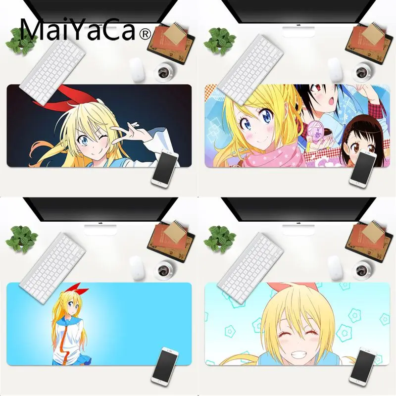 Nisekoi cartoon New Arrivals mouse pad gamer play mats Size for 35x60cm 300x750x2mm
Nisekoi cartoon New Arrivals mouse pad gamer play mats Size for 35x60cm 300x750x2mm