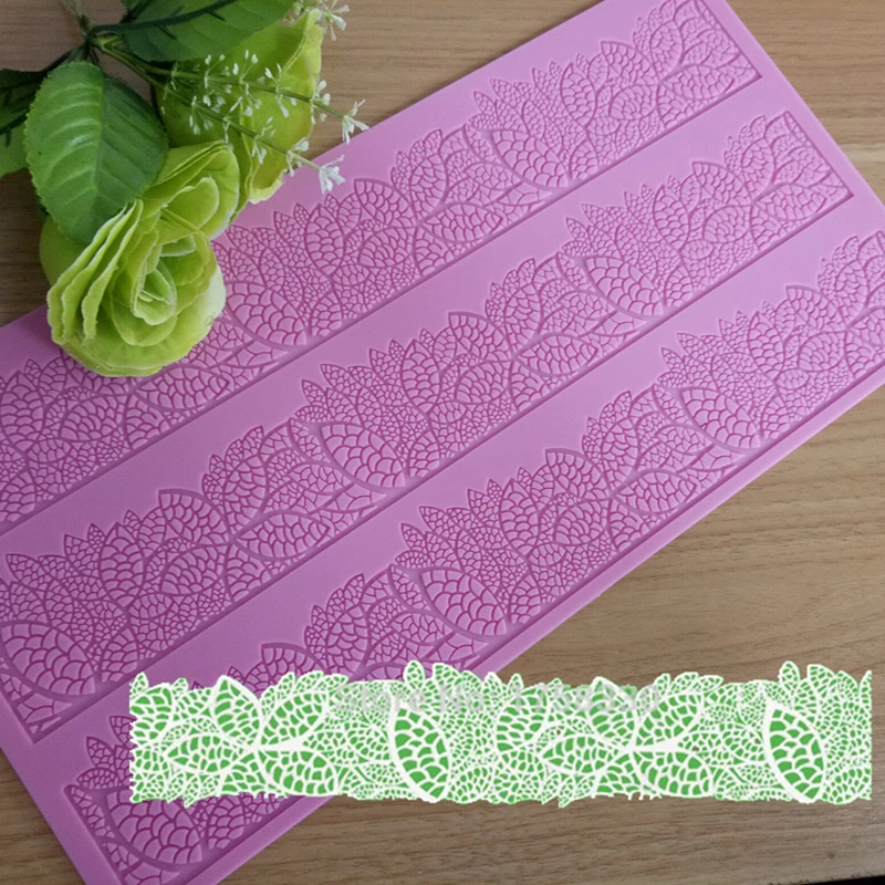 Silicone Big Size Leaf Lace Mold Cake Decoration Fondant Cake 3D Mold Food Grade Mould K706
Silicone Big Size Leaf Lace Mold Cake Decoration Fondant Cake 3D Mold Food Grade Mould K706