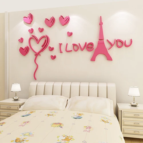 Sweet 3d Heart-shaped Acrylic Wall Sticker Wedding Love Theme Diy Wall Stickers Living Room Bedroom Decoration Wallpaper W
Sweet 3d Heart-shaped Acrylic Wall Sticker Wedding Love Theme Diy Wall Stickers Living Room Bedroom Decoration Wallpaper W