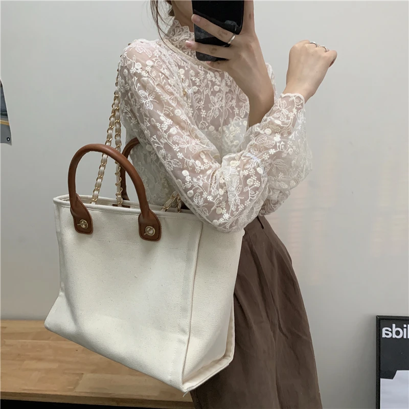 Women Canvas Handbags Large Shoulder Bags Ladies Designer Tote Bags Female Casual Handbags Bolsa Feminina sac a main femme
Women Canvas Handbags Large Shoulder Bags Ladies Designer Tote Bags Female Casual Handbags Bolsa Feminina sac a main femme