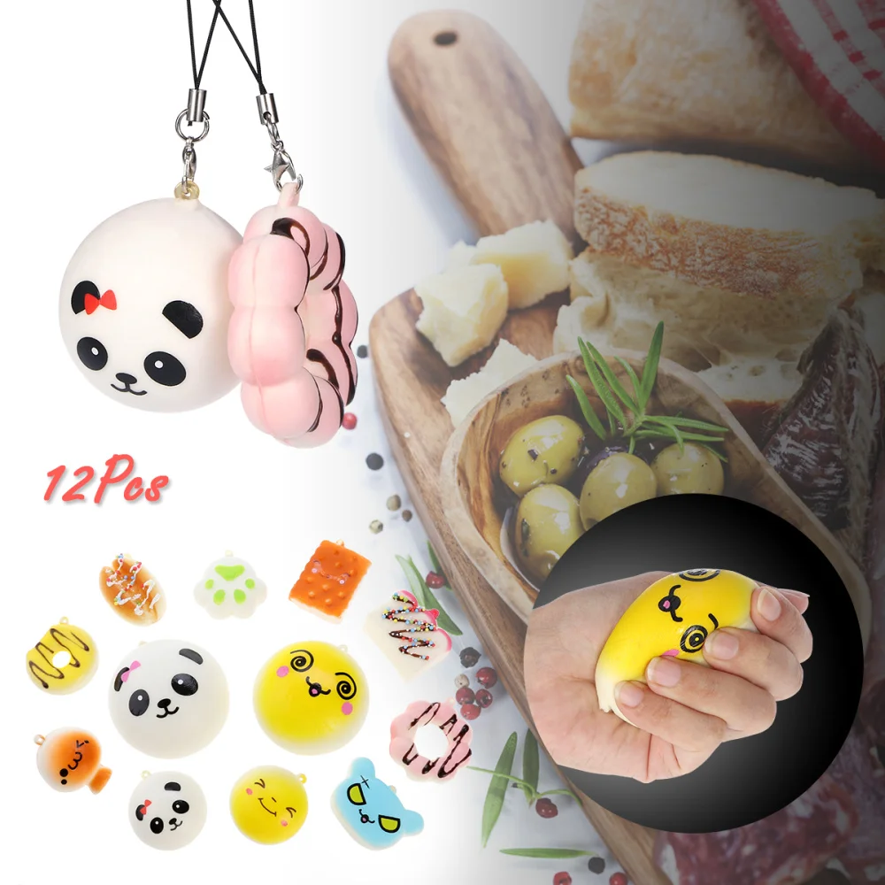 12PCS Jumbo Mini Squeeze Bread Scented Panda Toast Donuts Cone Humburger Turtle ( Random Style)
12PCS Jumbo Mini Squeeze Bread Scented Panda Toast Donuts Cone Humburger Turtle ( Random Style)