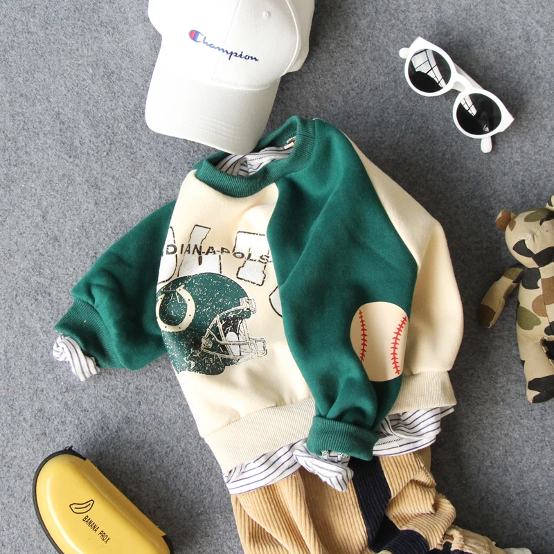 90-140cm new 2020 winter boys letter cartoon thin fleece inside sweater boys warm t shirt
90-140cm new 2020 winter boys letter cartoon thin fleece inside sweater boys warm t shirt