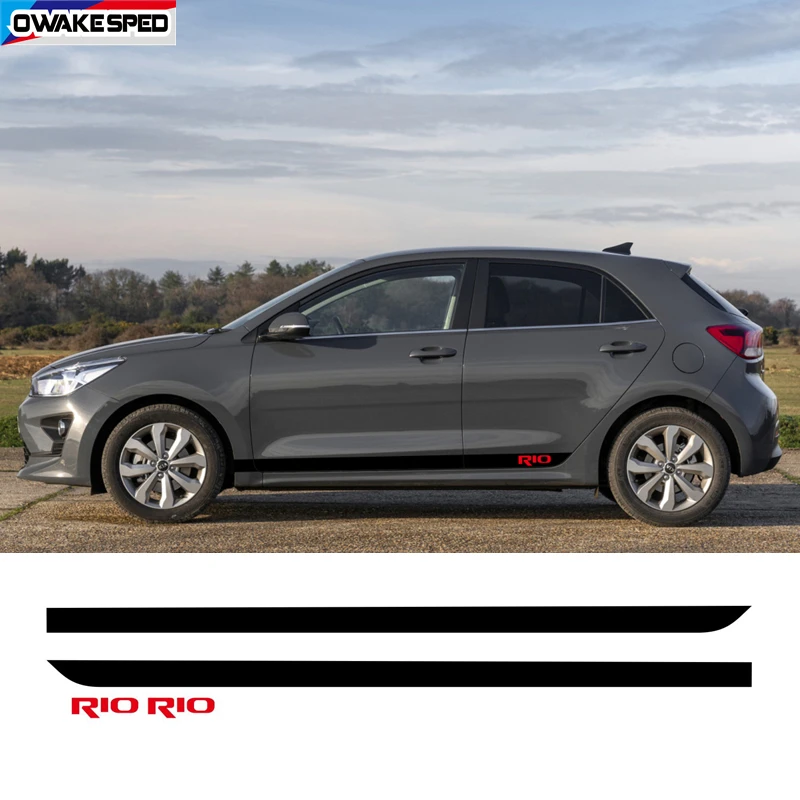 2pcs Carbon Fiber Car Door Side Skirt Sticker For KIA RIO GT-LINE 2012-21 Racing Sport Stripes Auto Body Decor Film Vinyl Decal
2pcs Carbon Fiber Car Door Side Skirt Sticker For KIA RIO GT-LINE 2012-21 Racing Sport Stripes Auto Body Decor Film Vinyl Decal