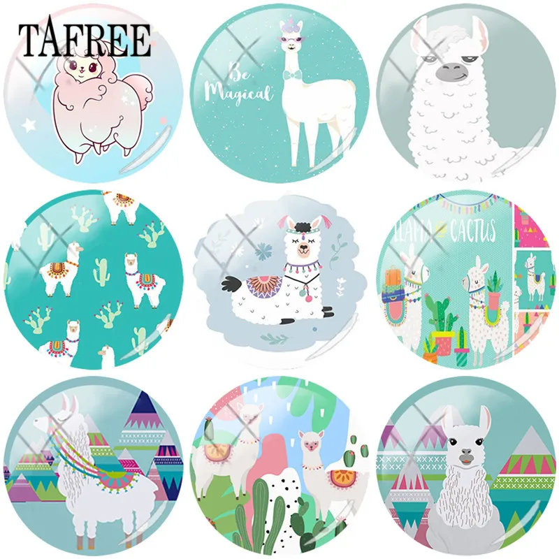 TAFREE Lovely 25mm White Alpaca Llama Animal Glass Cabochon DIY Round Bead Jewelry Findings For Necklace Keychain Accessories
TAFREE Lovely 25mm White Alpaca Llama Animal Glass Cabochon DIY Round Bead Jewelry Findings For Necklace Keychain Accessories