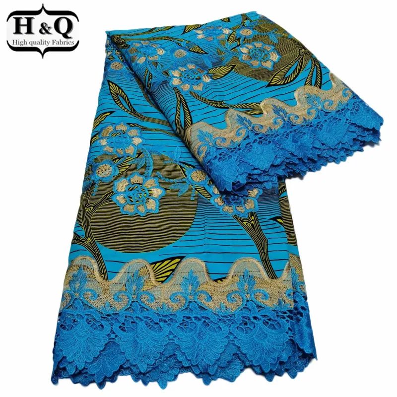H&Q fashion nigerian guipure lace african wax fabric high quality embroidery 100% cotton fabrics 6 yards/piece for dress W0912
H&Q fashion nigerian guipure lace african wax fabric high quality embroidery 100% cotton fabrics 6 yards/piece for dress W0912