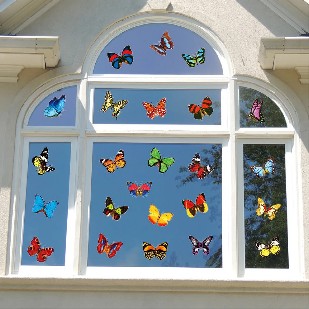 High Quality 24× Colourful Butterfly Butterflies Static Cling Glass Stickers No Bird Strike 24 Different Styles
High Quality 24× Colourful Butterfly Butterflies Static Cling Glass Stickers No Bird Strike 24 Different Styles