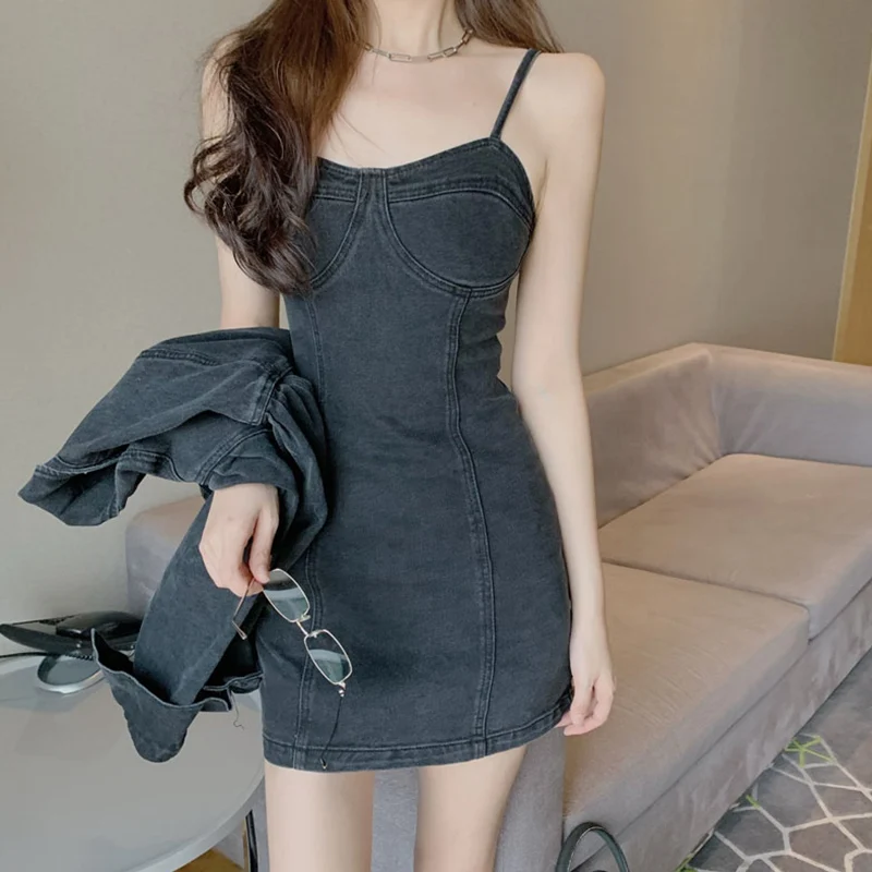 Винтажный шикарный женский комплект из двух предметов, джинсовые куртки с длинным рукавом, облегающее платье на бретелях-спагетти, новое по...
Винтажный шикарный женский комплект из двух предметов, джинсовые куртки с длинным рукавом, облегающее платье на бретелях-спагетти, новое по...