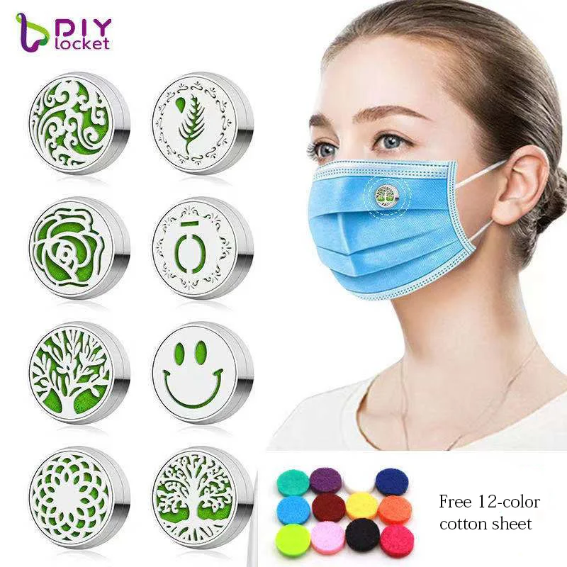 Essential Oil Perfume Diffuser Mask Aromatherapy Pendant Men/Women Stainless Steel Brooch Cufflink Magnetic Buckle Jewelry Gift
Essential Oil Perfume Diffuser Mask Aromatherapy Pendant Men/Women Stainless Steel Brooch Cufflink Magnetic Buckle Jewelry Gift