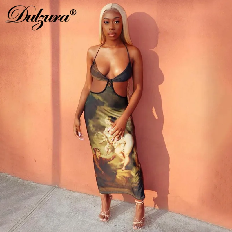 Женское платье макси с принтом Dulzura, лоскутное платье с вырезом на шее, на шнуровке, с открытой спиной, облегающее, сексуальное, уличное, вече...
Женское платье макси с принтом Dulzura, лоскутное платье с вырезом на шее, на шнуровке, с открытой спиной, облегающее, сексуальное, уличное, вече...
