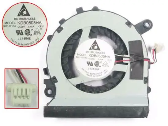 Detla Electronics KDB0505HA CE21 Server Laptop Fan DC 5V 0.40A 3-wire