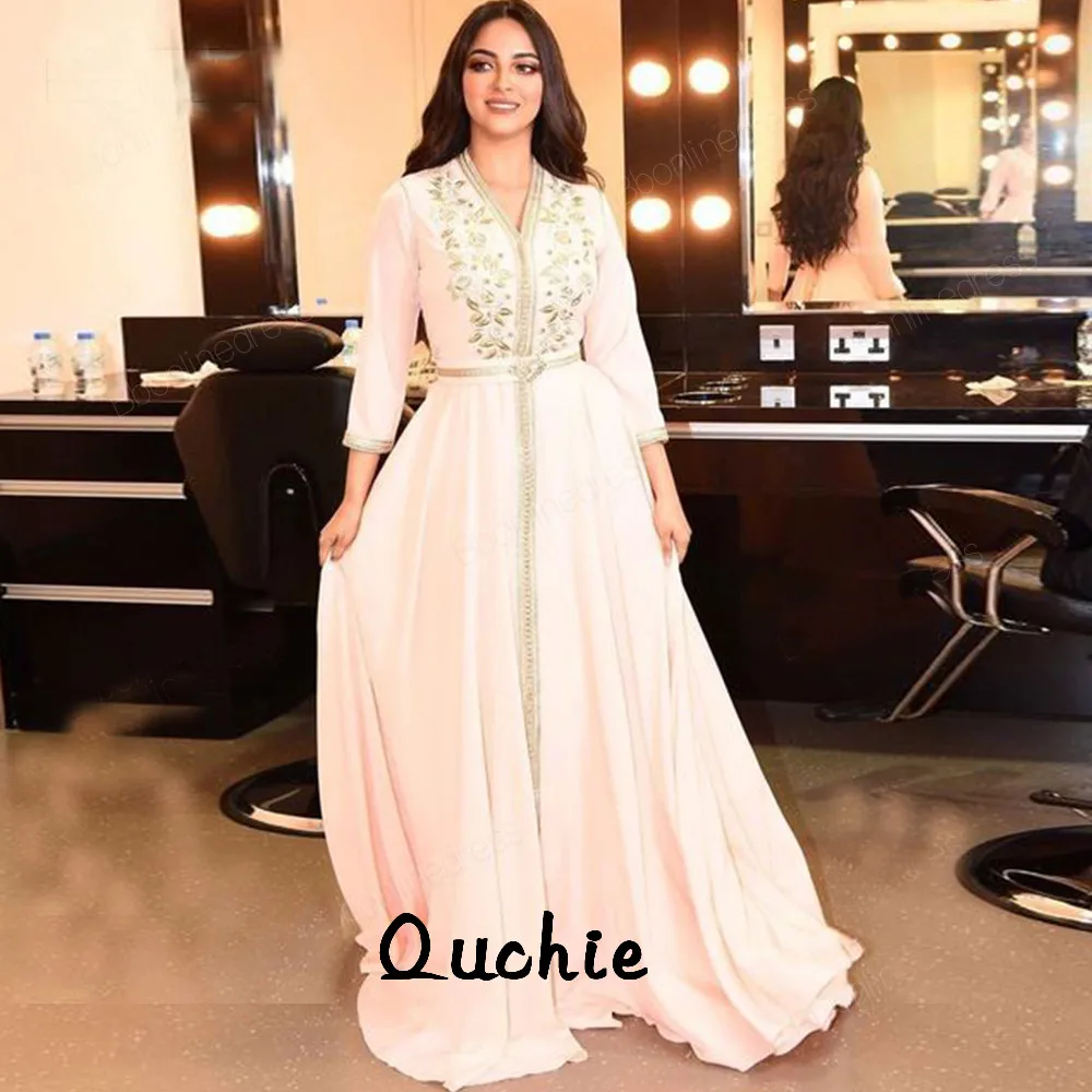 Candy Color Moroccan Kaftan Evening Dresses Gold Lace Robe De Soiree Arabic Special Occasion Formal Party Gown
Candy Color Moroccan Kaftan Evening Dresses Gold Lace Robe De Soiree Arabic Special Occasion Formal Party Gown