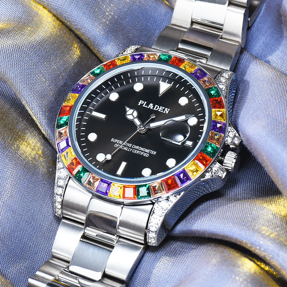 PLADEN Men's Watch 2021 Calendar Seiko Stainless Steel Waterproof Sapphire Glass Quartz Movement Relojes Business Gifts European
PLADEN Men's Watch 2021 Calendar Seiko Stainless Steel Waterproof Sapphire Glass Quartz Movement Relojes Business Gifts European