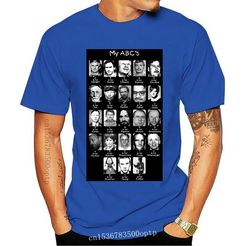 New Serial Killer Abcs T Shirt Slim Cute S-3xl Custom 2021 Fashion Homme Cotton Summer Shirt
New Serial Killer Abcs T Shirt Slim Cute S-3xl Custom 2021 Fashion Homme Cotton Summer Shirt