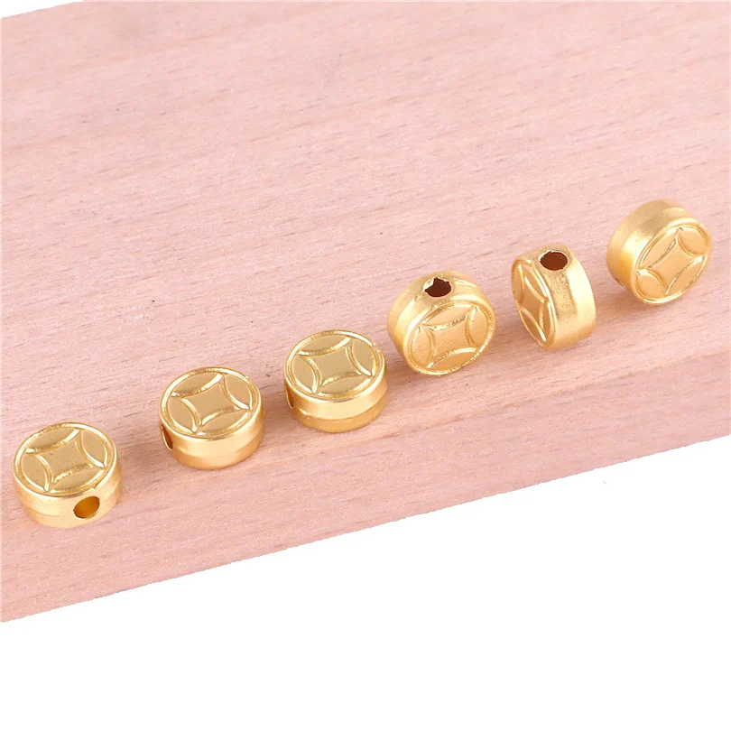 12pcs 23409 Gold Color Round Coin Beads Charms Pendant For Jewelry Making Bracelet Handmade Accessories
12pcs 23409 Gold Color Round Coin Beads Charms Pendant For Jewelry Making Bracelet Handmade Accessories