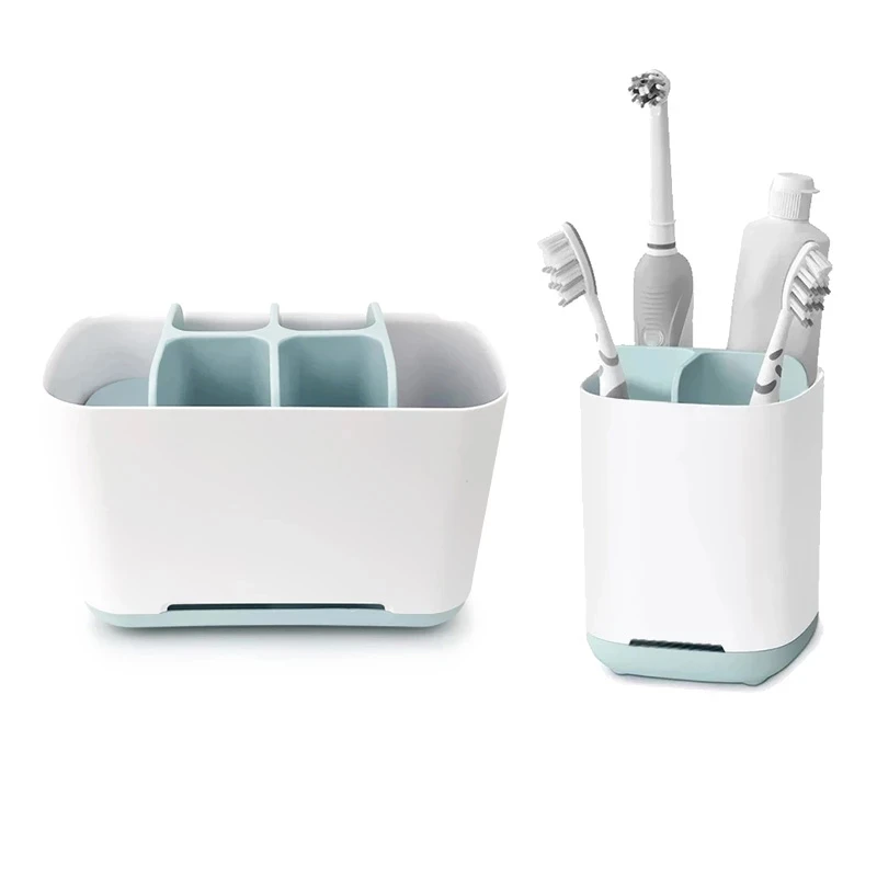 Toothbrush Holder Makeup Brush Teeth Brush Toothpaste Holder Save Space Stand Bathroom Accessories Organizer Case Shaving
Toothbrush Holder Makeup Brush Teeth Brush Toothpaste Holder Save Space Stand Bathroom Accessories Organizer Case Shaving