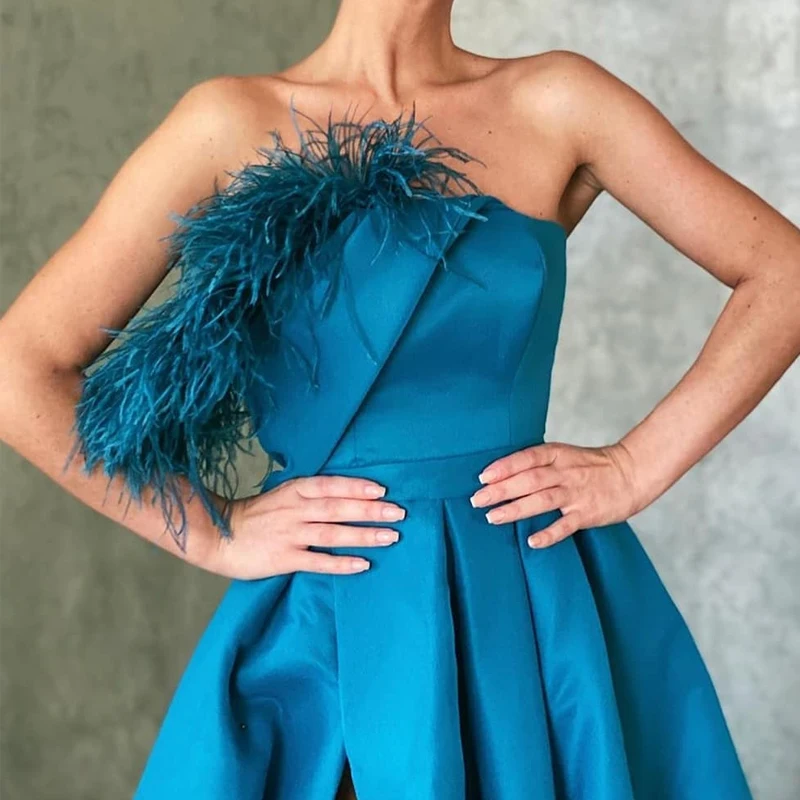 Elegant Blue Feathers Long Evening Dress Boat Neck Zipper Back 2020 New Formal Female Evening Prom Gowns Robe de Soiree Longue
Elegant Blue Feathers Long Evening Dress Boat Neck Zipper Back 2020 New Formal Female Evening Prom Gowns Robe de Soiree Longue