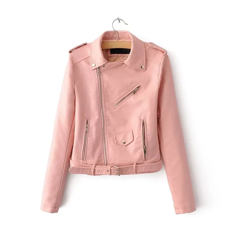 2021 New Slim-Fit Leather Coat Ladies Short Lapels Oblique Zipper Pu Jackets & Coats
2021 New Slim-Fit Leather Coat Ladies Short Lapels Oblique Zipper Pu Jackets & Coats