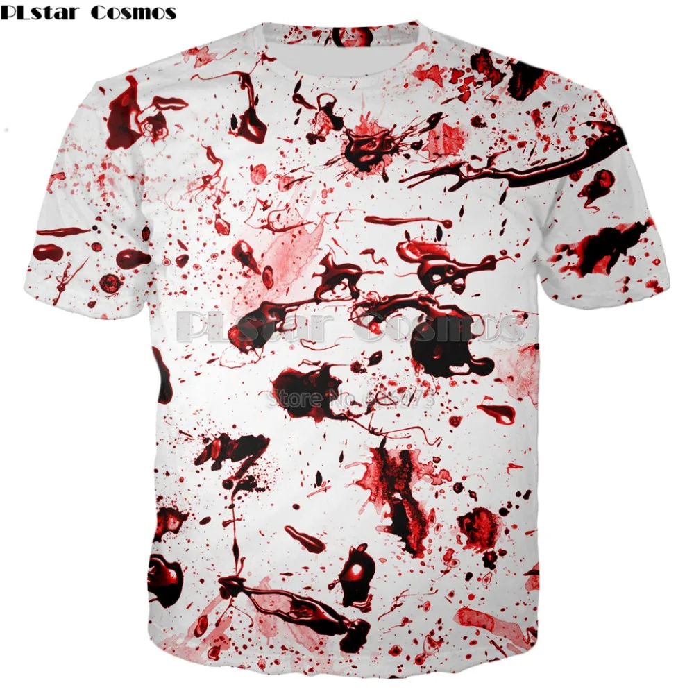 2018 summer New Fashion 3d T-shirt Blood Splatter Funny Print tshirt Mens/Womens Casual Cool t shirt
2018 summer New Fashion 3d T-shirt Blood Splatter Funny Print tshirt Mens/Womens Casual Cool t shirt