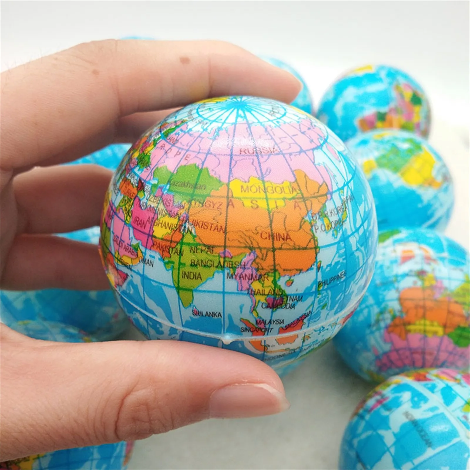Fidget Toys Stres Balls Balle Antistress Enfant Stress Ball World Map Elastic Ball Baby Pu- Foam Stress Ball For All Ages 76mm
Fidget Toys Stres Balls Balle Antistress Enfant Stress Ball World Map Elastic Ball Baby Pu- Foam Stress Ball For All Ages 76mm