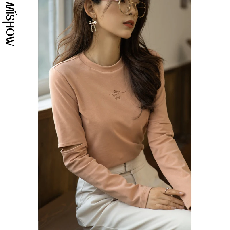 MISHOW 2020 Spring T-Shirt For Women stitching Sleeve Streetwear Outdoor Tshirt Fashion Tee Tops Female Clothing MX21A3623
MISHOW 2020 Spring T-Shirt For Women stitching Sleeve Streetwear Outdoor Tshirt Fashion Tee Tops Female Clothing MX21A3623
