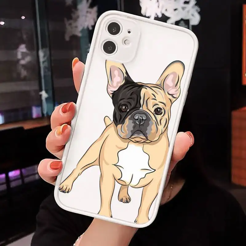 Hot French Bulldog Dog luxury Phone Cases shell matte transparent For iphone 7 8 11 12 plus mini x xs xr pro max cover 
Hot French Bulldog Dog luxury Phone Cases shell matte transparent For iphone 7 8 11 12 plus mini x xs xr pro max cover