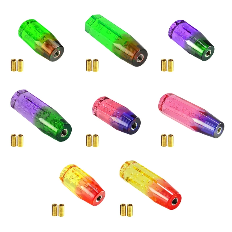 10cm/15cm Universal Car Crystal Transparent Bubble LED Shift Knob Manual Shifter Gear Stick Shift Lever With Thread Adapters
10cm/15cm Universal Car Crystal Transparent Bubble LED Shift Knob Manual Shifter Gear Stick Shift Lever With Thread Adapters