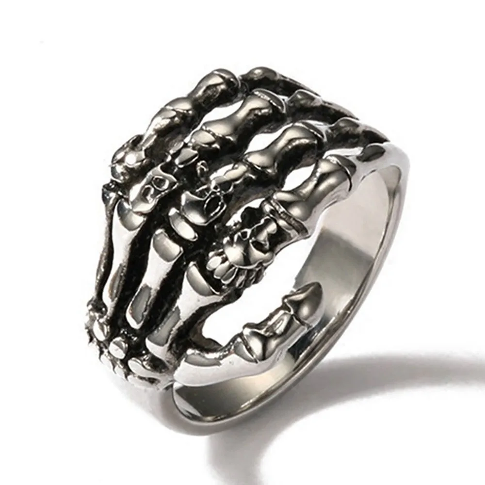Vintage Skeleton Skull Palm Shape Ring for Women Men's Hip Hop Metal Rock Rap Party Club Ring Male Biker Finger Accessories Gift
Vintage Skeleton Skull Palm Shape Ring for Women Men's Hip Hop Metal Rock Rap Party Club Ring Male Biker Finger Accessories Gift