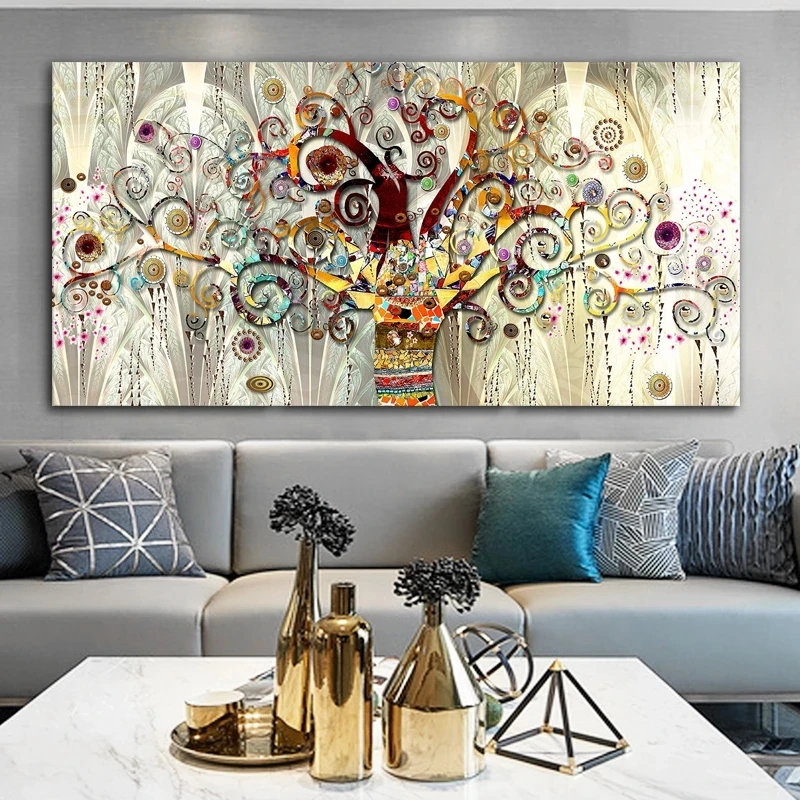 Tree of life by Gustav Klimt Landscape Wall Art Canvas Scandinavian Posters and Prints Modern Wall Art Picture for Living Room
Tree of life by Gustav Klimt Landscape Wall Art Canvas Scandinavian Posters and Prints Modern Wall Art Picture for Living Room