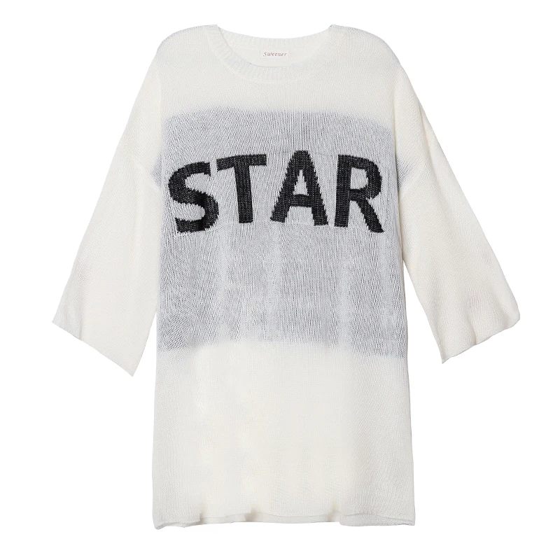 Plus Size Winter Clothes Women Sweaters Pull Long Femme Oversized Sweater Jumper Long Sleeve Top 5-pointed Stars Mohair Jumper
Plus Size Winter Clothes Women Sweaters Pull Long Femme Oversized Sweater Jumper Long Sleeve Top 5-pointed Stars Mohair Jumper