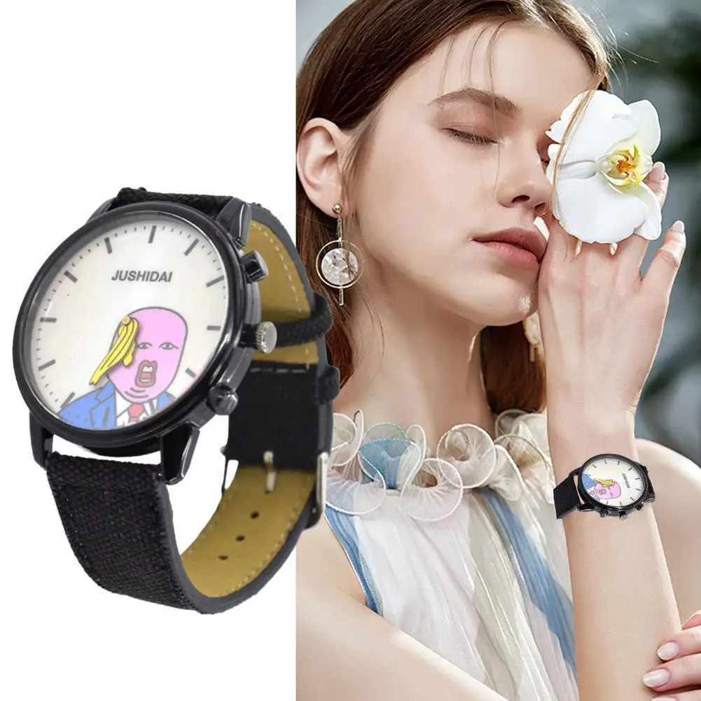 Unisex Funny Trump Watches Usa America President Canvas Quartz Strap Causal Waterproof Watches Students 30m Watch C3t6
Unisex Funny Trump Watches Usa America President Canvas Quartz Strap Causal Waterproof Watches Students 30m Watch C3t6