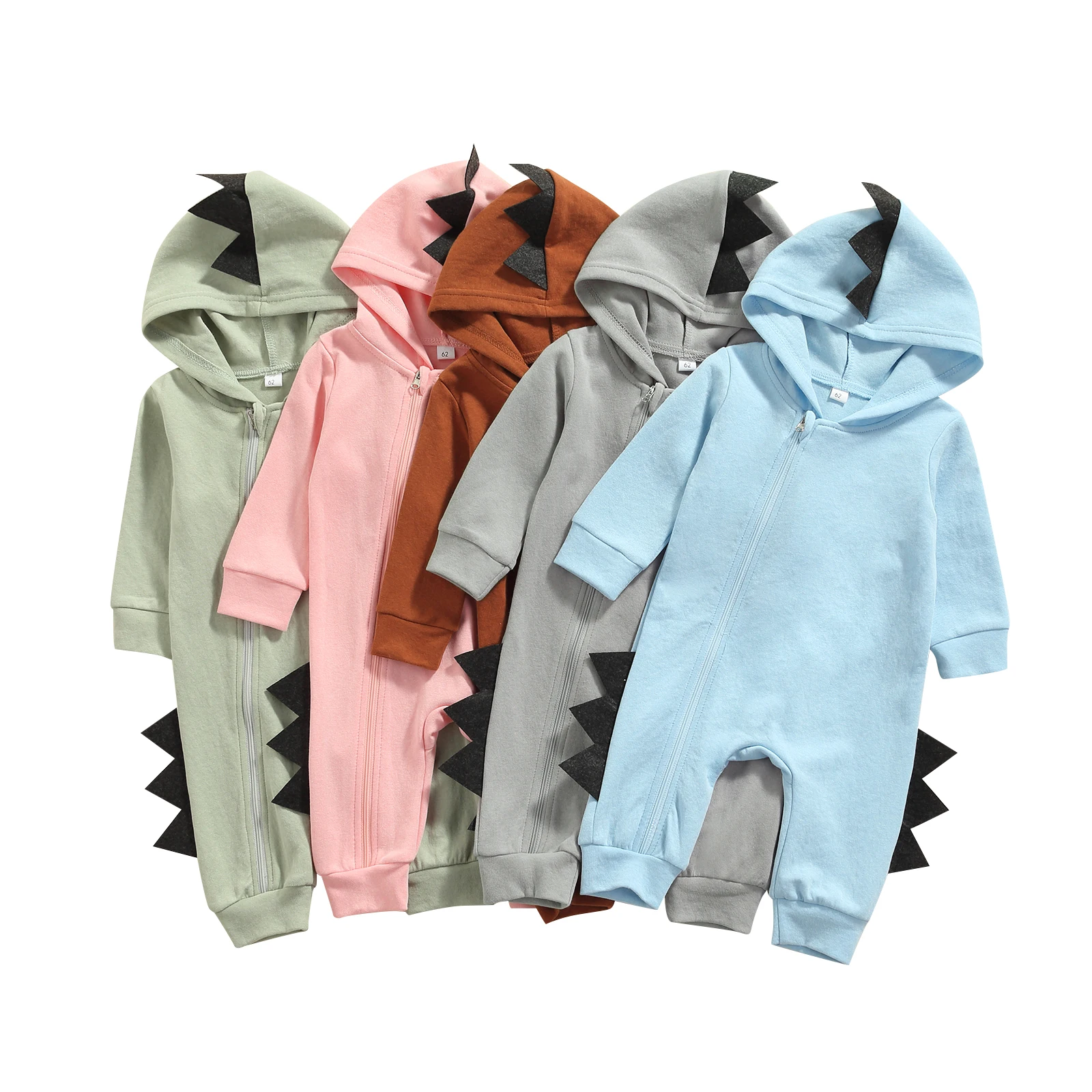 Baby Boys Girls Dinosaur Romper Overalls with Tassels Cute Long Sleeve Zip-up Hooded Jumpsuit for Spring Autumn
Baby Boys Girls Dinosaur Romper Overalls with Tassels Cute Long Sleeve Zip-up Hooded Jumpsuit for Spring Autumn