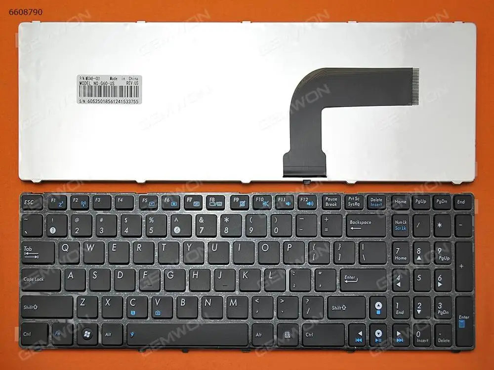 US новая сменная Клавиатура для ноутбука ASUS G60 G60J G60V G60JX G60VX A73T, Черная
US новая сменная Клавиатура для ноутбука ASUS G60 G60J G60V G60JX G60VX A73T, Черная