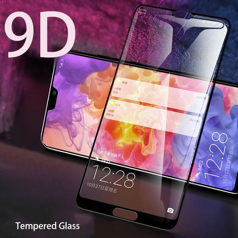 Закаленное стекло с полным покрытием для Huawei Honor 10 Lite V10 V9 V20 20i Защитная пленка
