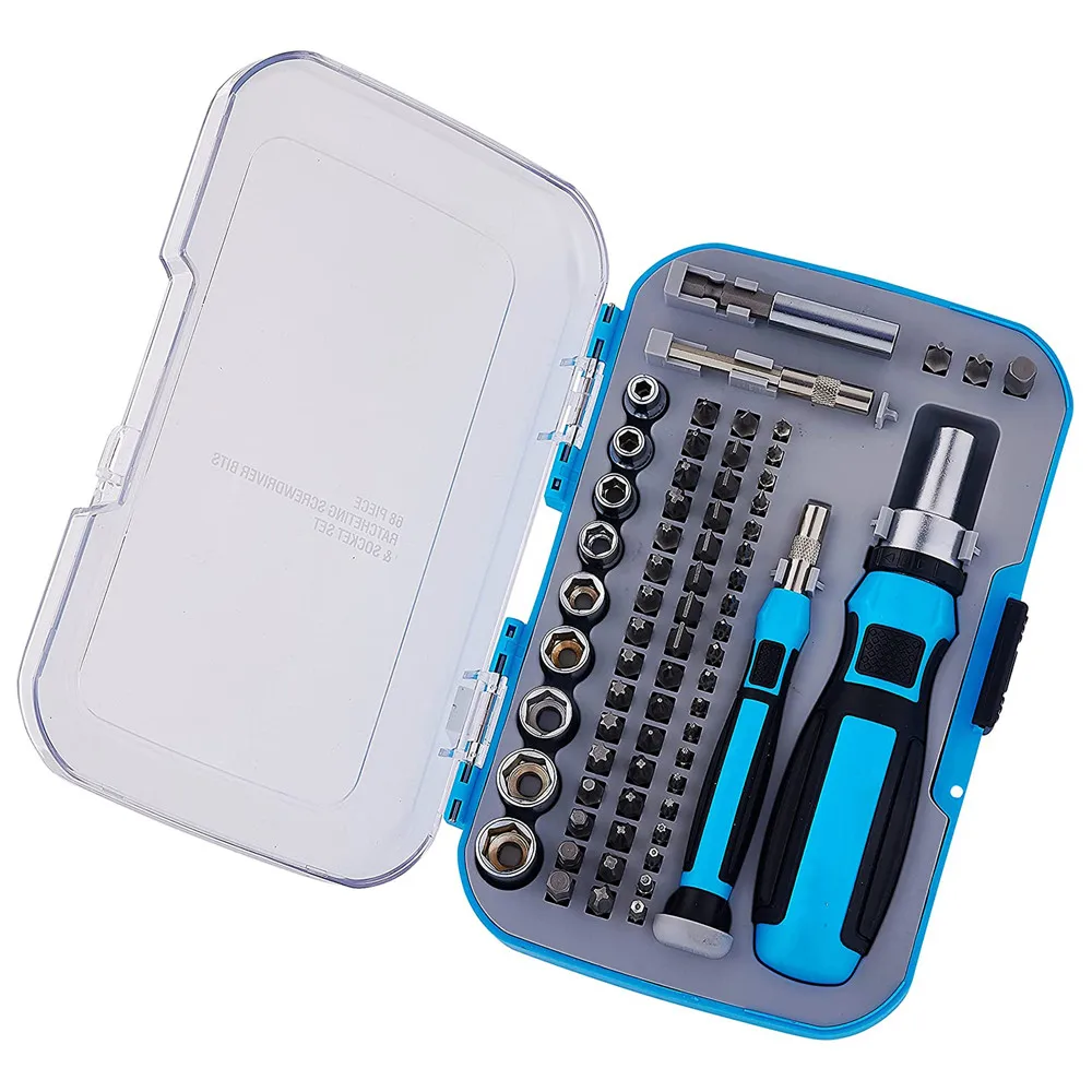 Ratcheting Screwdriver Bits & Socket Set 68 Piece, Magnetic Bits with Storage Case for Home,Office, Apartment, Dorm,and as Gift
Ratcheting Screwdriver Bits & Socket Set 68 Piece, Magnetic Bits with Storage Case for Home,Office, Apartment, Dorm,and as Gift