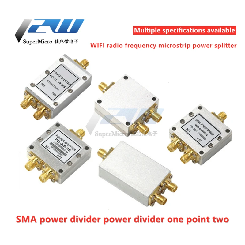 SMA power divider 2-8G WIFI one point two RF microstrip power divider 500-6000MHz 1.5-8G
SMA power divider 2-8G WIFI one point two RF microstrip power divider 500-6000MHz 1.5-8G