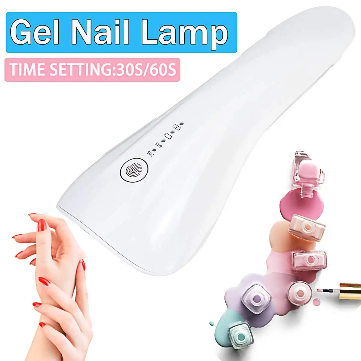 110-240V Portable Nail Dryer Machine UV LED Lamp Timer USB Cable Home Use Nail UV Gel Varnish Dryer LED Nail Lamp Tools
110-240V Portable Nail Dryer Machine UV LED Lamp Timer USB Cable Home Use Nail UV Gel Varnish Dryer LED Nail Lamp Tools