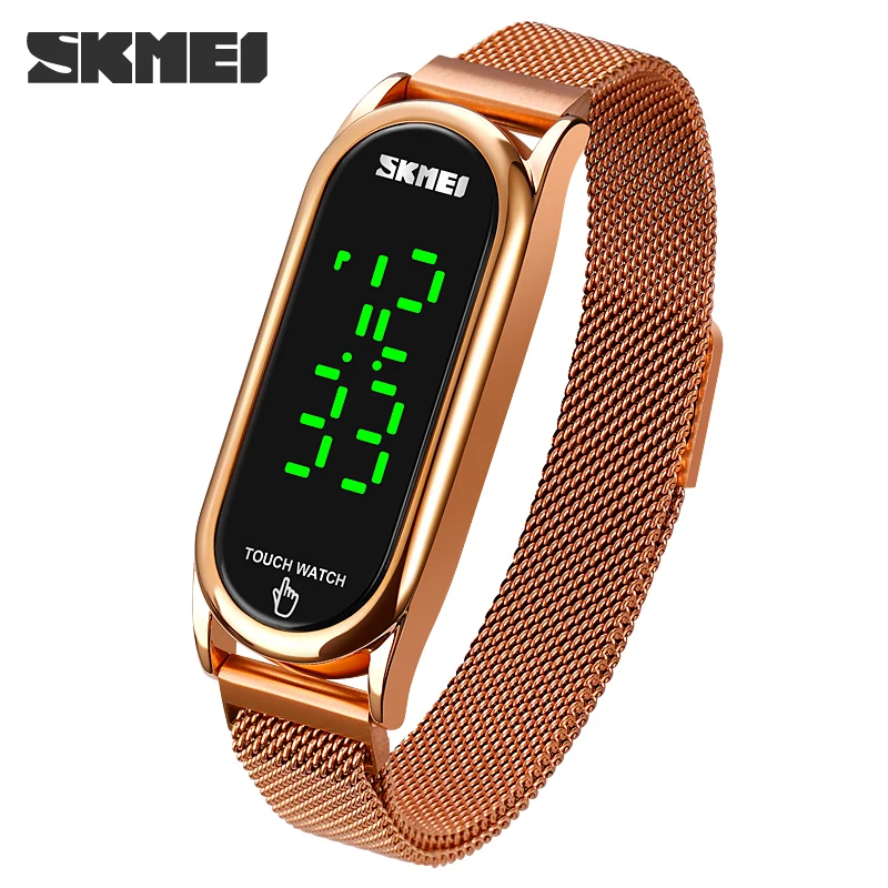 SKMEI Fashion Digital Movement Watches Women LED Touch Screen Display Date Time Ladies Electrionic Watch For Female Reloj Mujer 
SKMEI Fashion Digital Movement Watches Women LED Touch Screen Display Date Time Ladies Electrionic Watch For Female Reloj Mujer
