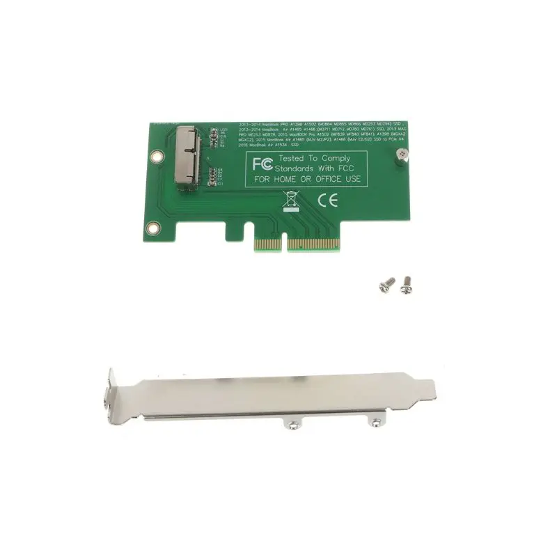 Adapter Card to PCI-E X4 for 2013 2014 2015 apple MacBook Air A1465 A1466 SSD WS
Adapter Card to PCI-E X4 for 2013 2014 2015 apple MacBook Air A1465 A1466 SSD WS
