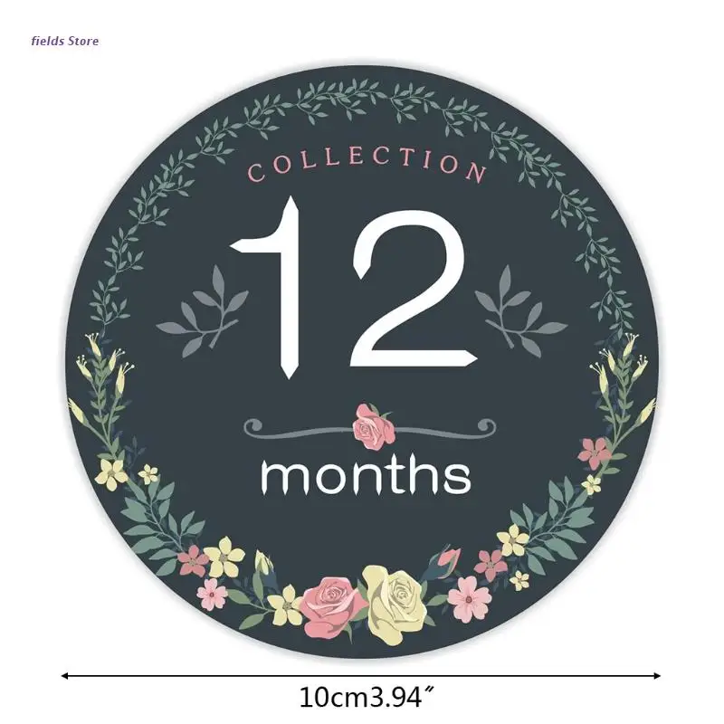 24 Sheets/Set Baby Pregnant Belly Decals Monthly Stickers Floral Print Memory Recording Milestone Sticker Newborn Growth Props
24 Sheets/Set Baby Pregnant Belly Decals Monthly Stickers Floral Print Memory Recording Milestone Sticker Newborn Growth Props