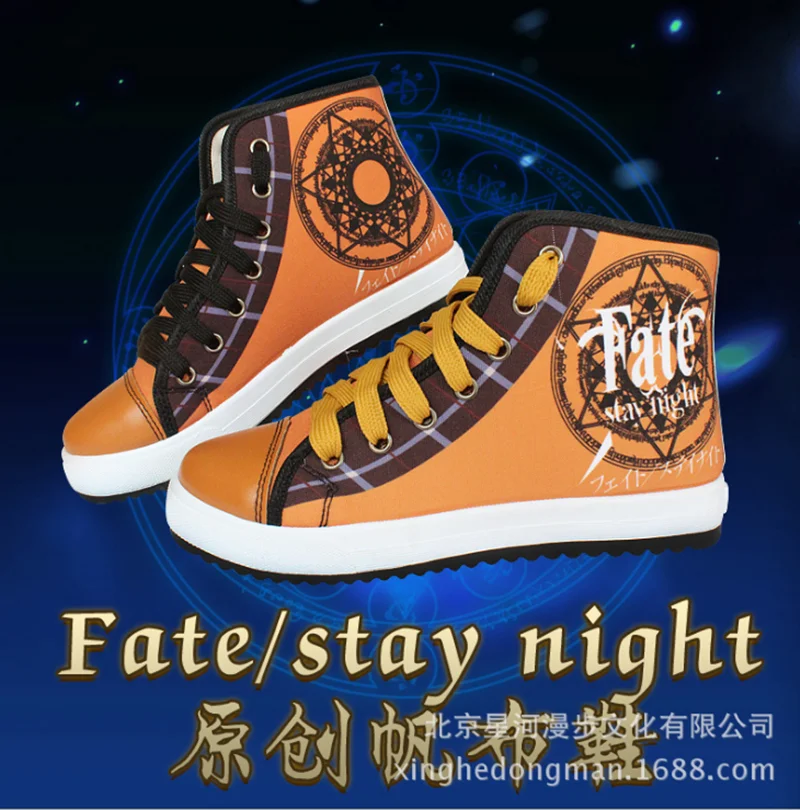 Fate/stay night Аниме мультфильм для студентов Высокая помощь Косплей cos обувь холщовая модная обувь повседневная мужская и женская студенческий стиль
Fate/stay night Аниме мультфильм для студентов Высокая помощь Косплей cos обувь холщовая модная обувь повседневная мужская и женская студенческий стиль