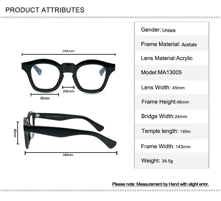 Vintage Acetate Big Glasses Frame Women Prescription Lens Optical Eyewear High Quality Anti-fatigue Reading Eyeglasses Men
Vintage Acetate Big Glasses Frame Women Prescription Lens Optical Eyewear High Quality Anti-fatigue Reading Eyeglasses Men