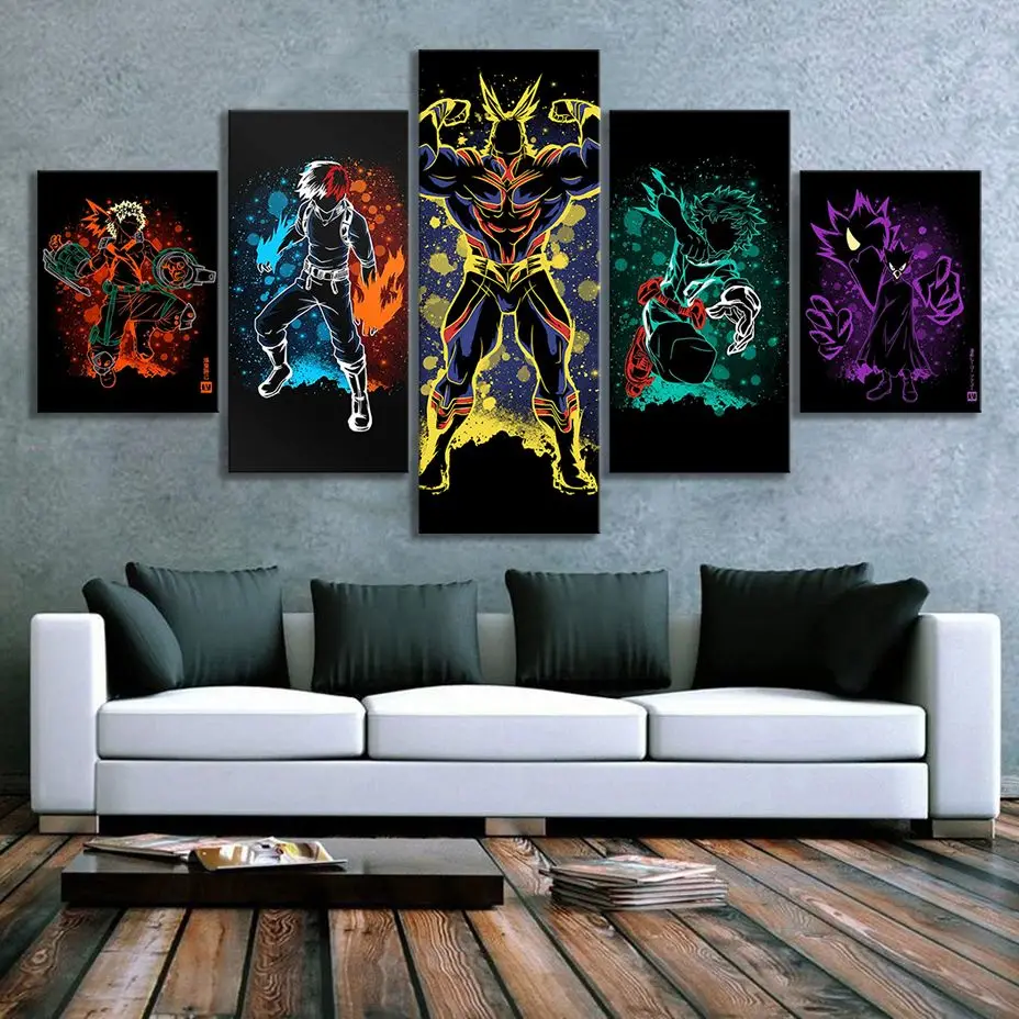 No Framed 5 Pcs My Hero Academia Fairy Tail for Birthday Gift Posters Canvas Wall Art Pictures Accessories Home Decor Paintings
No Framed 5 Pcs My Hero Academia Fairy Tail for Birthday Gift Posters Canvas Wall Art Pictures Accessories Home Decor Paintings