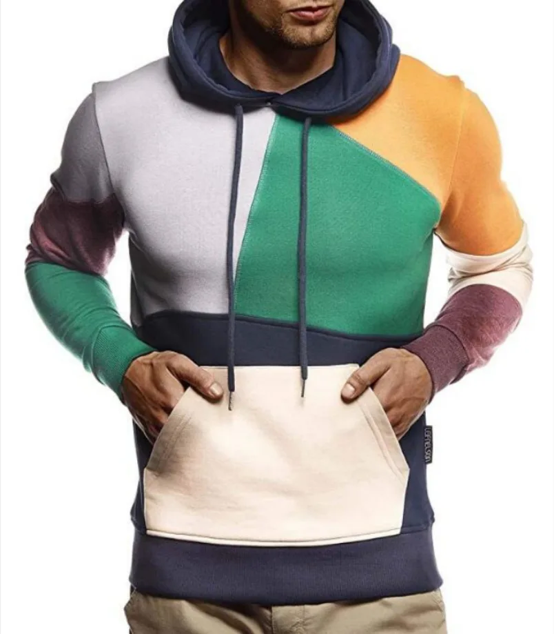 2021New Fashion Autumn Hoodie Men's Sweatshirt Men's Stitching Hooded Hip Hop Long Sleeve Pullover Men's Jacket 
2021New Fashion Autumn Hoodie Men's Sweatshirt Men's Stitching Hooded Hip Hop Long Sleeve Pullover Men's Jacket
