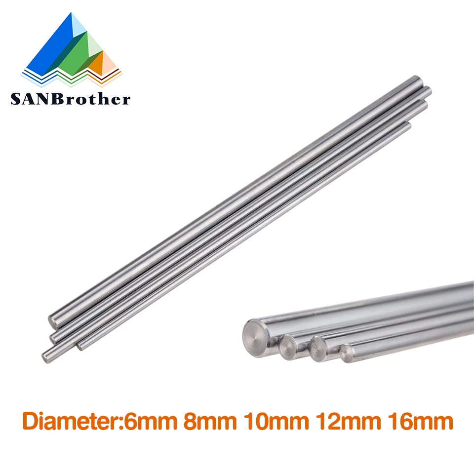 2pcs 6mm 8mm 10mm 12mm 16mm 8 400mm linear shaft 3d printer parts 8mm 400mm Cylinder Chrome Plated Liner Rods axis
2pcs 6mm 8mm 10mm 12mm 16mm 8 400mm linear shaft 3d printer parts 8mm 400mm Cylinder Chrome Plated Liner Rods axis