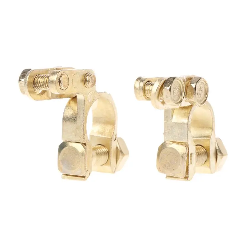 2021 New 2Pcs Durable Replacement Auto Car Battery Terminal Clamp Clips Brass Connector
2021 New 2Pcs Durable Replacement Auto Car Battery Terminal Clamp Clips Brass Connector