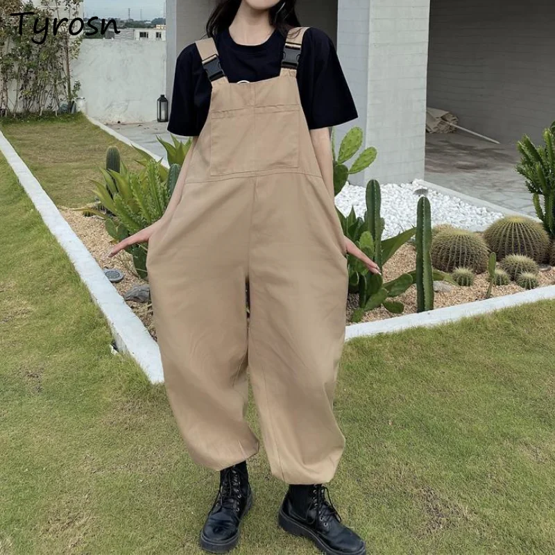 Baggy Jumpsuits Women High Street Overalls Solid Safari Style Casual Bundle-feet Japanese Retro Dark Academia Students Preppy
Baggy Jumpsuits Women High Street Overalls Solid Safari Style Casual Bundle-feet Japanese Retro Dark Academia Students Preppy