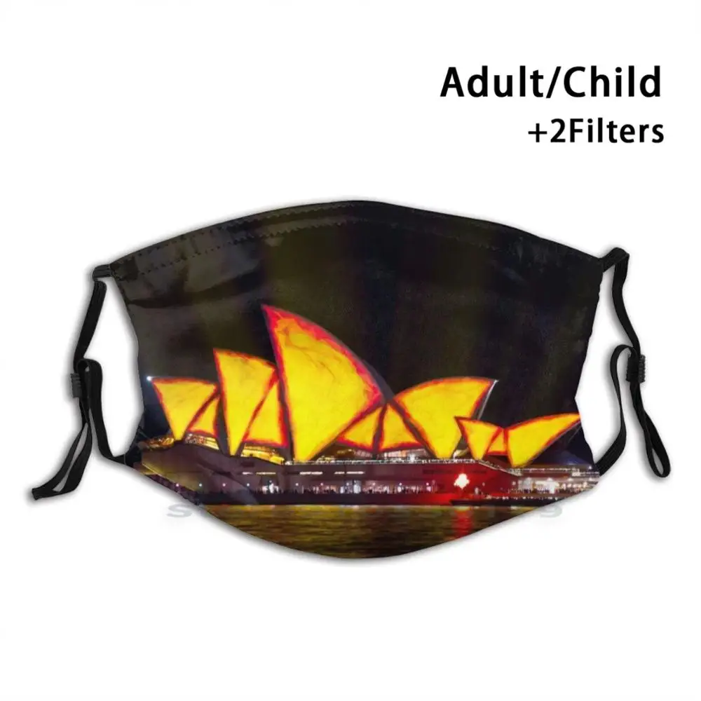 Opera House With Vivid Red And Yellow! Adult Kids Washable Funny Face Mask With Filter Vivid Opera House Sydney Harbour
Opera House With Vivid Red And Yellow! Adult Kids Washable Funny Face Mask With Filter Vivid Opera House Sydney Harbour
