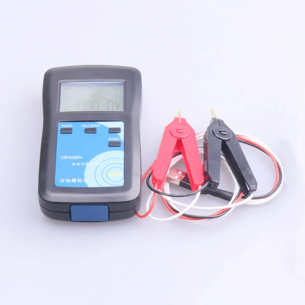 YR1030+ Lithium Battery Internal Resistance Tester Meter with Kelvin Clips for 0-28V 0-200 Ohm
YR1030+ Lithium Battery Internal Resistance Tester Meter with Kelvin Clips for 0-28V 0-200 Ohm