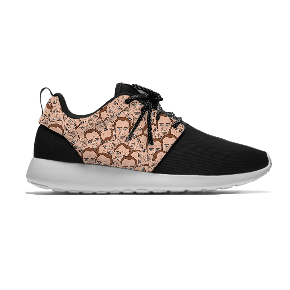 Anime Cartoon Nicolas Cage Funny personality Vogue Sport Running Shoes Lightweight Breathable 3D Printed Men women Mesh Sneakers
Anime Cartoon Nicolas Cage Funny personality Vogue Sport Running Shoes Lightweight Breathable 3D Printed Men women Mesh Sneakers