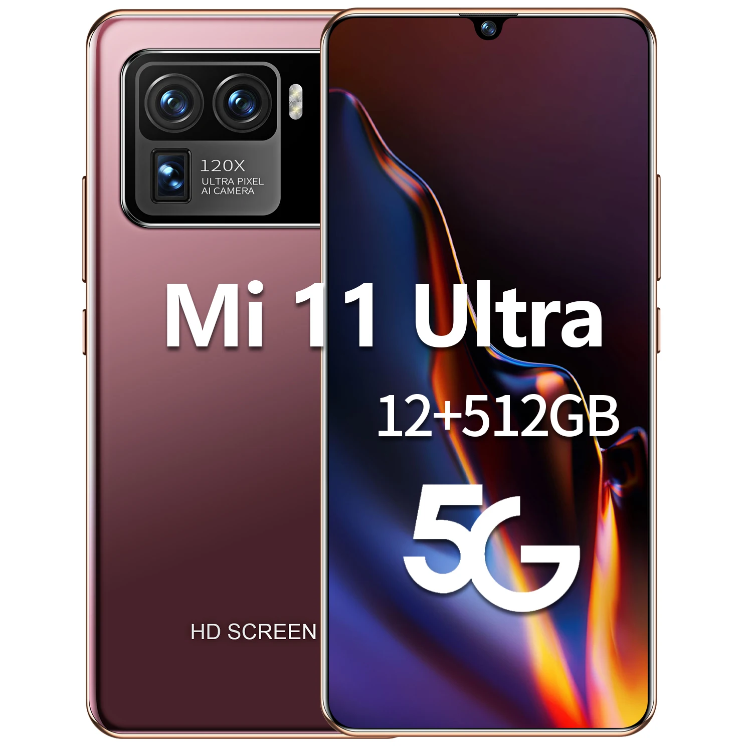 Globally Unlocked Mi11 Ultra 6.7-inch Smartphone 5G 6800mAh 16+512GB 32MP+50MP 10-core Andriod 11.0 Mobile Phone Supports Google
Globally Unlocked Mi11 Ultra 6.7-inch Smartphone 5G 6800mAh 16+512GB 32MP+50MP 10-core Andriod 11.0 Mobile Phone Supports Google